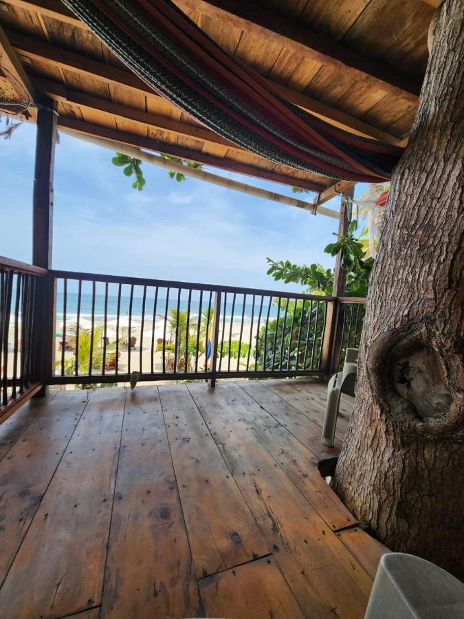 El Almendron Beach Hostel Guachaca Exterior photo